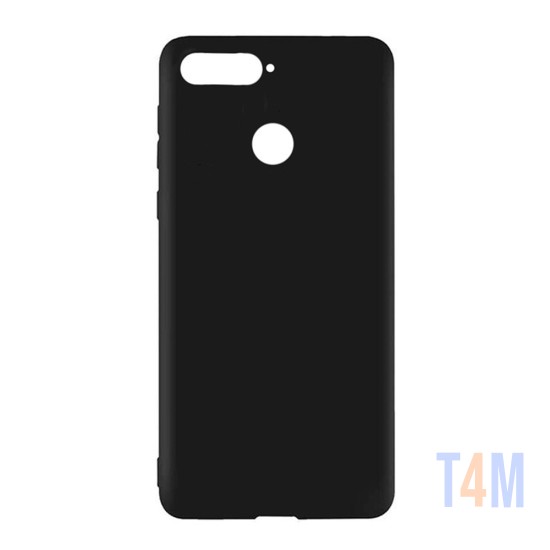 Capa de Silicone Macio para Huawei Y6 Prime 2018 Preto